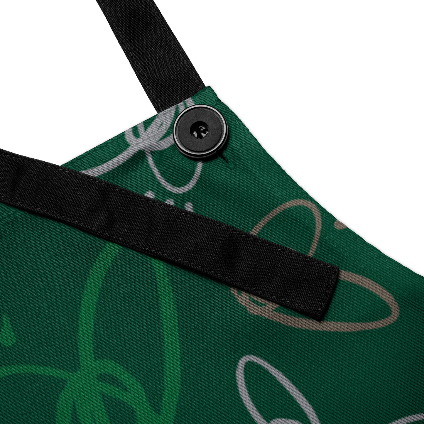 Epic Whizz® Heart Pattern_Apron_British Racing Green
