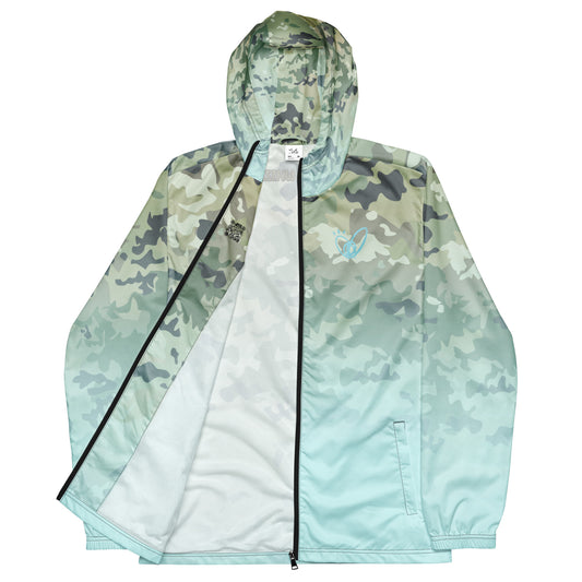 Epic Light Cyan Camouflage_Men’s Windbreaker
