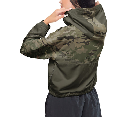 Epic Whizz® Camouflage-1_Women’s Cropped Windbreaker