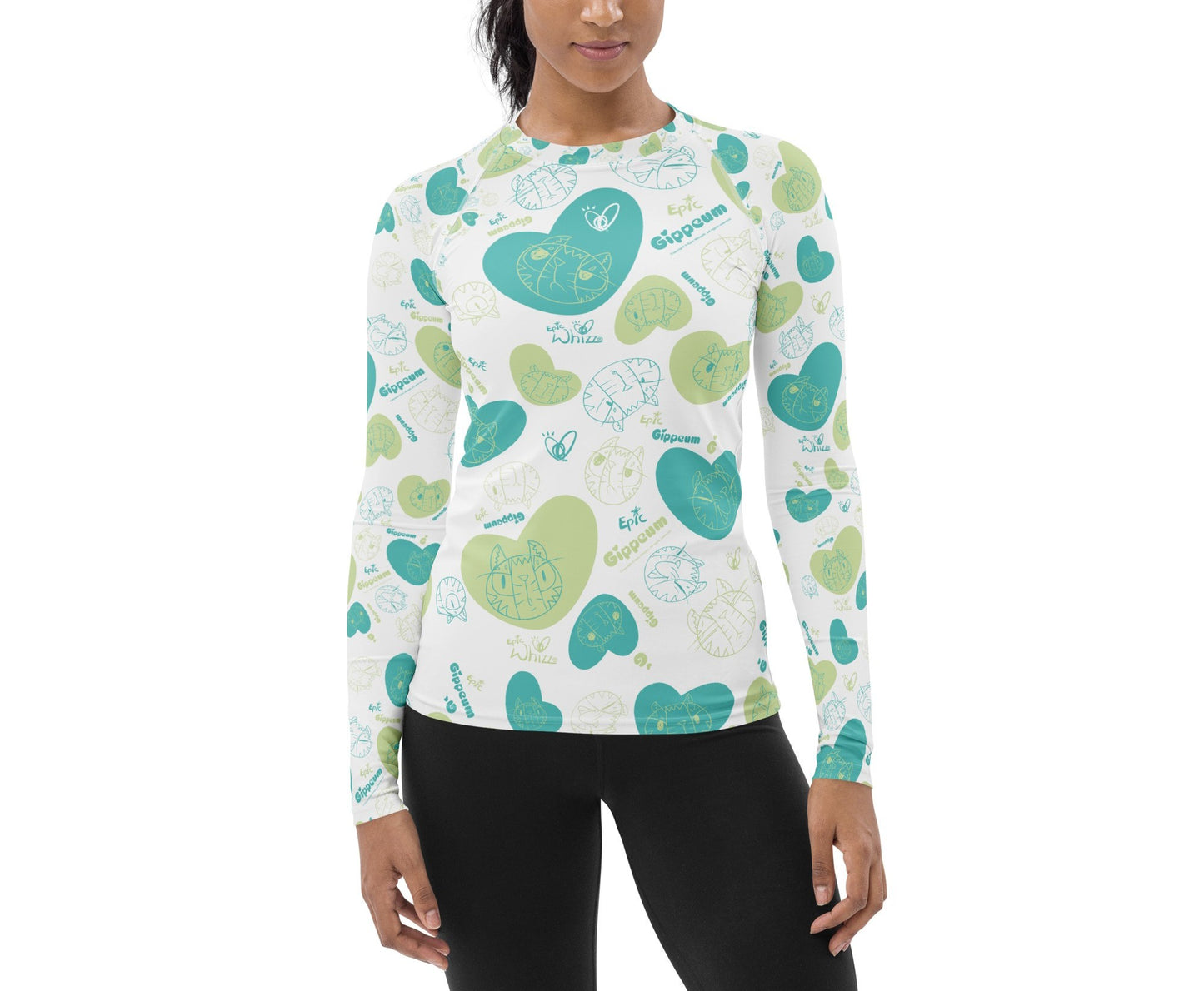 Gippeum Pattern_Women's Rash Guard
