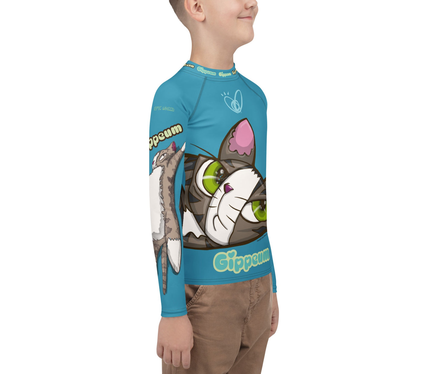 Gippeum-Blue_Youth Rash Guard