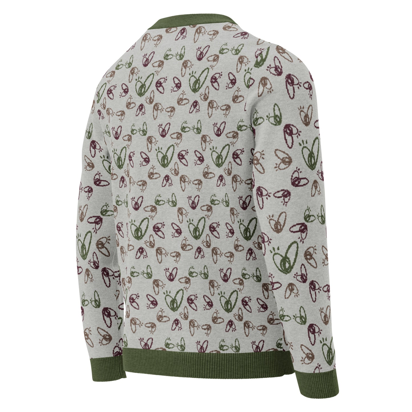 Epic Whizz® Heart_Knitted Crew Neck Sweater