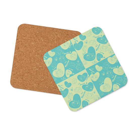 Gippeum-Pattern_Cork-Back Coaster