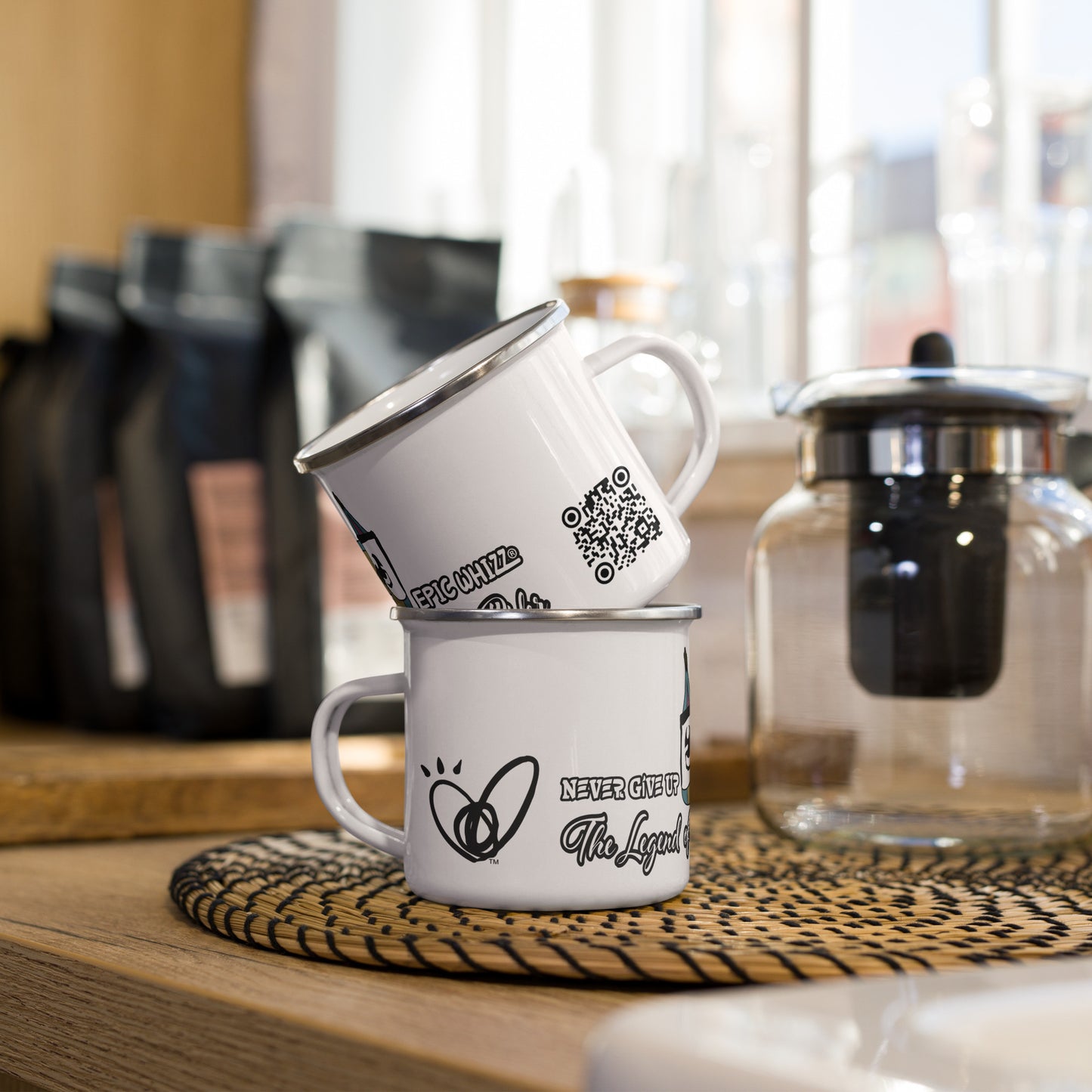 The Wind Rider_Enamel Mug