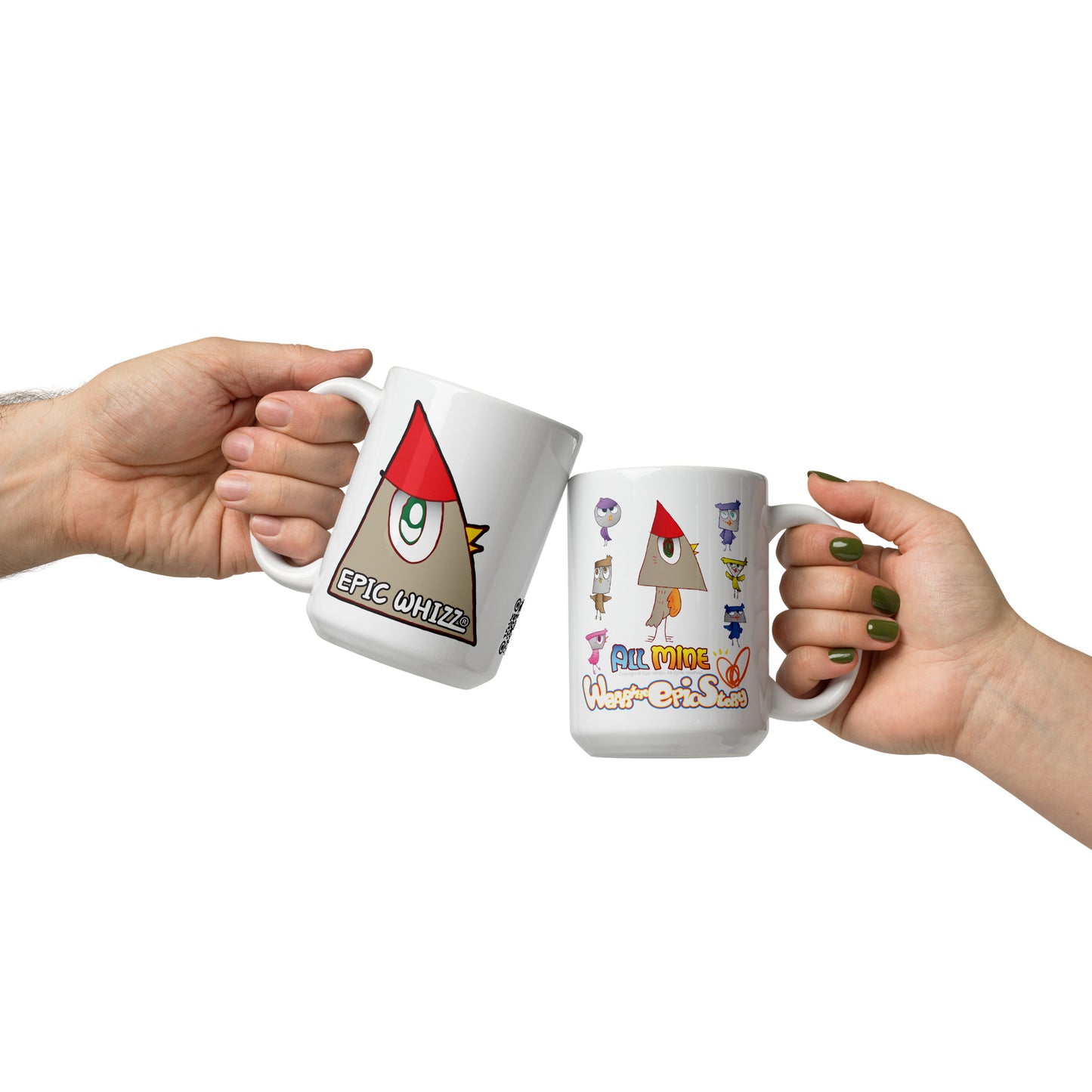 All Mine_T-Bird_White glossy mug