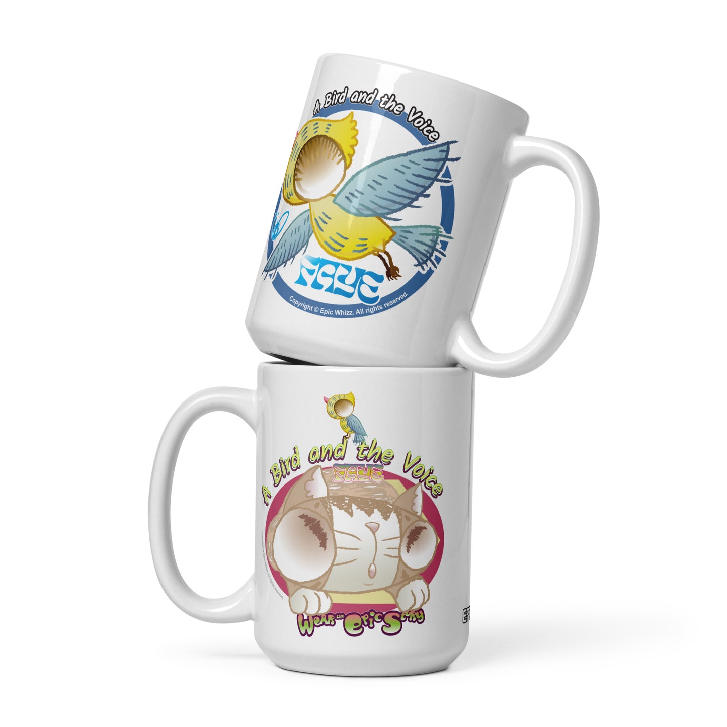 Faye_White Glossy Mug