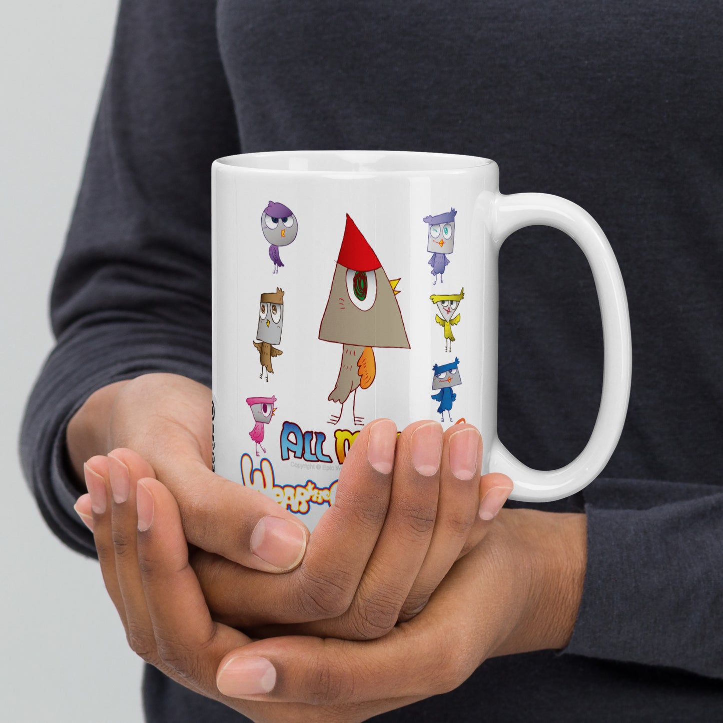 All Mine_T-Bird_White glossy mug