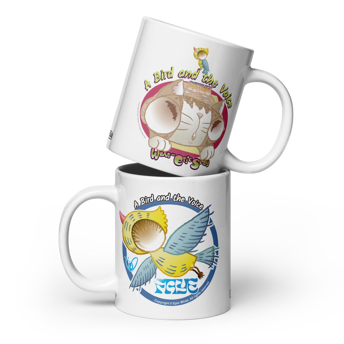 Faye_White Glossy Mug