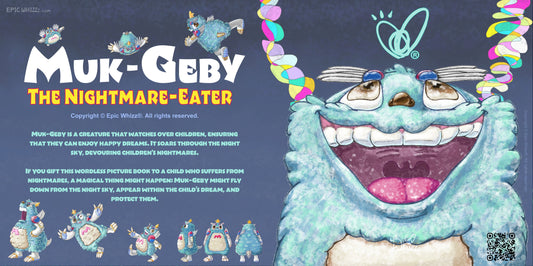 [New Book Release] The Nightmare-Eater Muk-Geby: Wordless Picture Book
