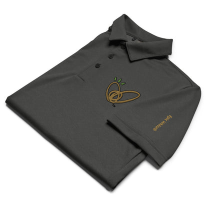 Epic Whizz® Heart-Embroidered_Unisex Adidas Space-Dyed Polo Shirt