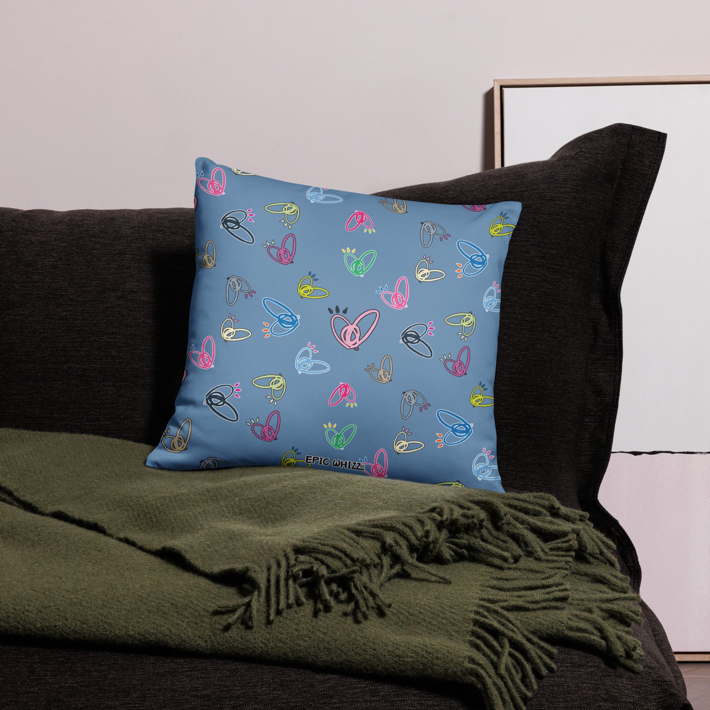 Epic Whizz® Heart_Pattern_Froly_Pillow Case