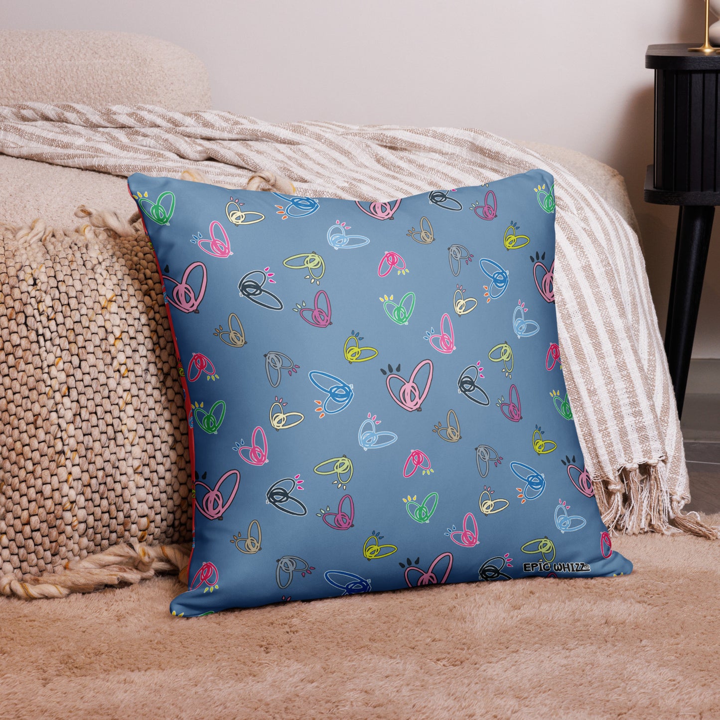 Epic Whizz® Heart_Pattern_Froly_Pillow Case