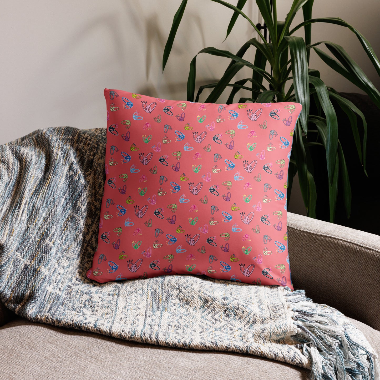 Epic Whizz® Heart_Pattern_Froly_Pillow Case