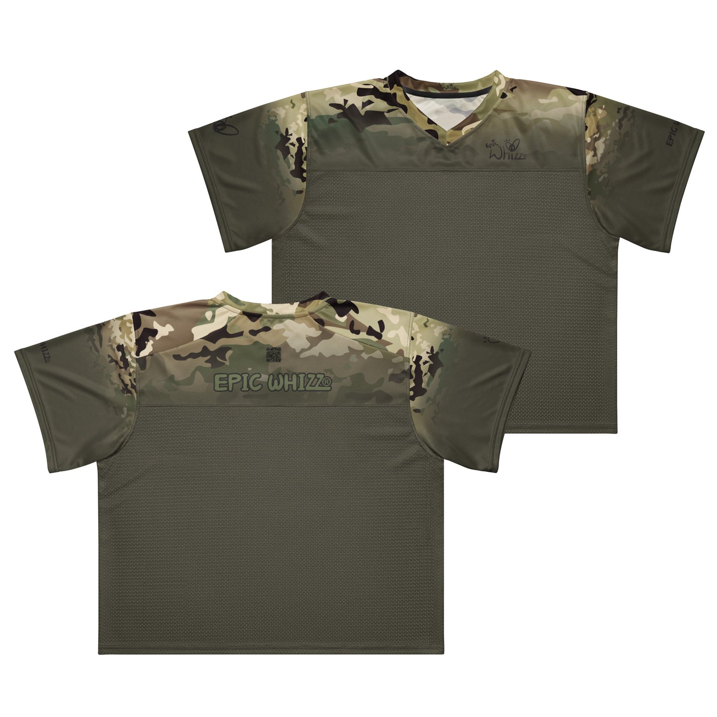 Epic Whizz® Camouflage-1_Unisex Boxy Football Jersey