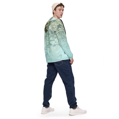 Epic Light Cyan Camouflage_Men’s Windbreaker