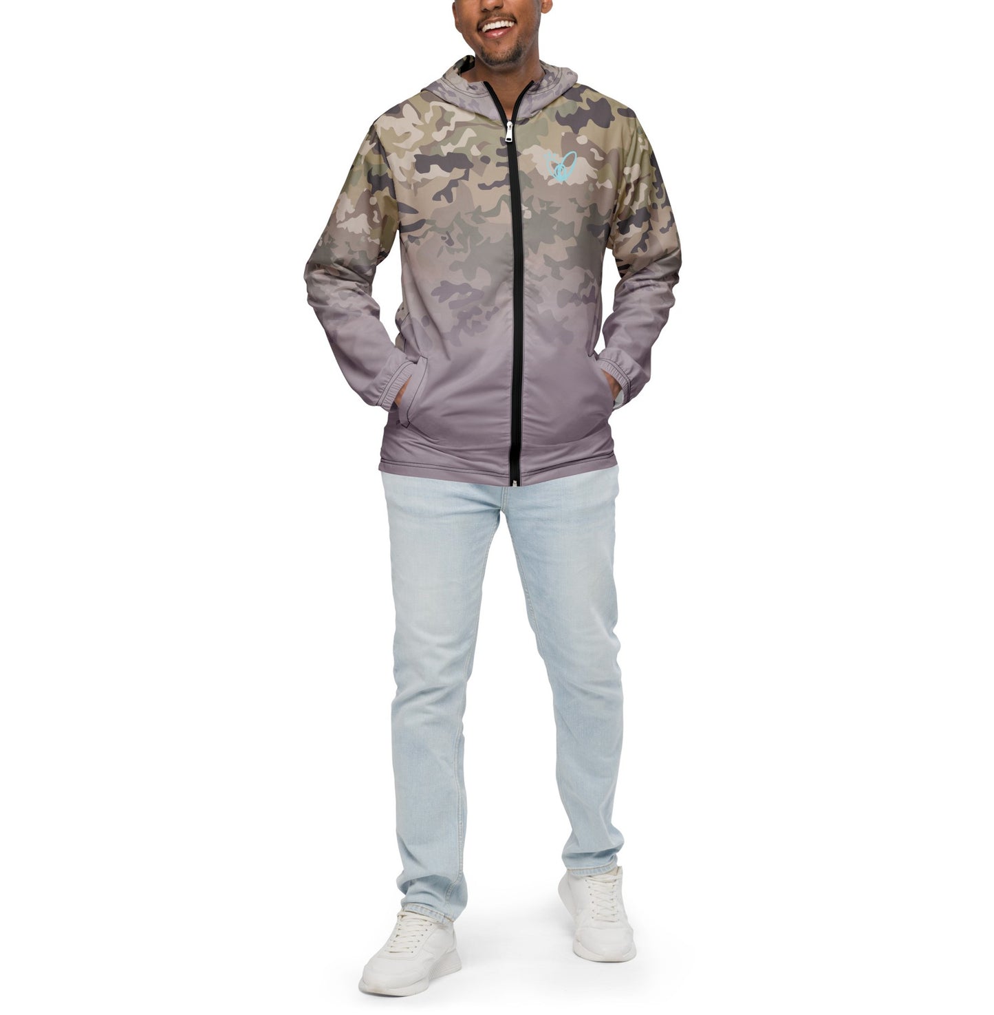 Epic Lily Camouflage_Men’s Windbreaker