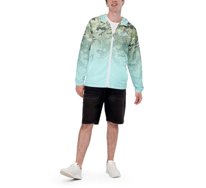 Epic Light Cyan Camouflage_Men’s Windbreaker