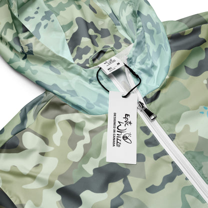 Epic Light Cyan Camouflage_Men’s Windbreaker