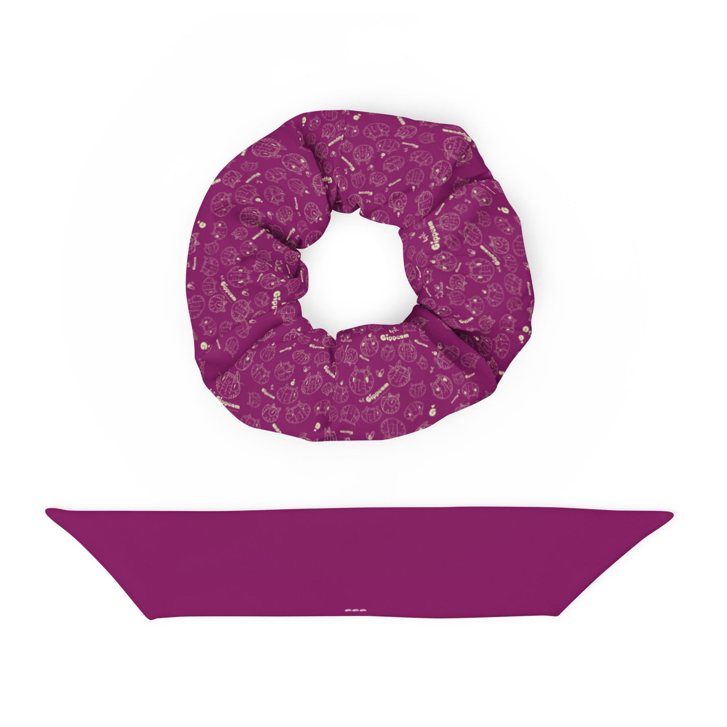 Gippeum-Pattern-Eggplant_Scrunchie