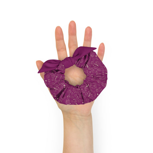 Gippeum-Pattern-Eggplant_Scrunchie