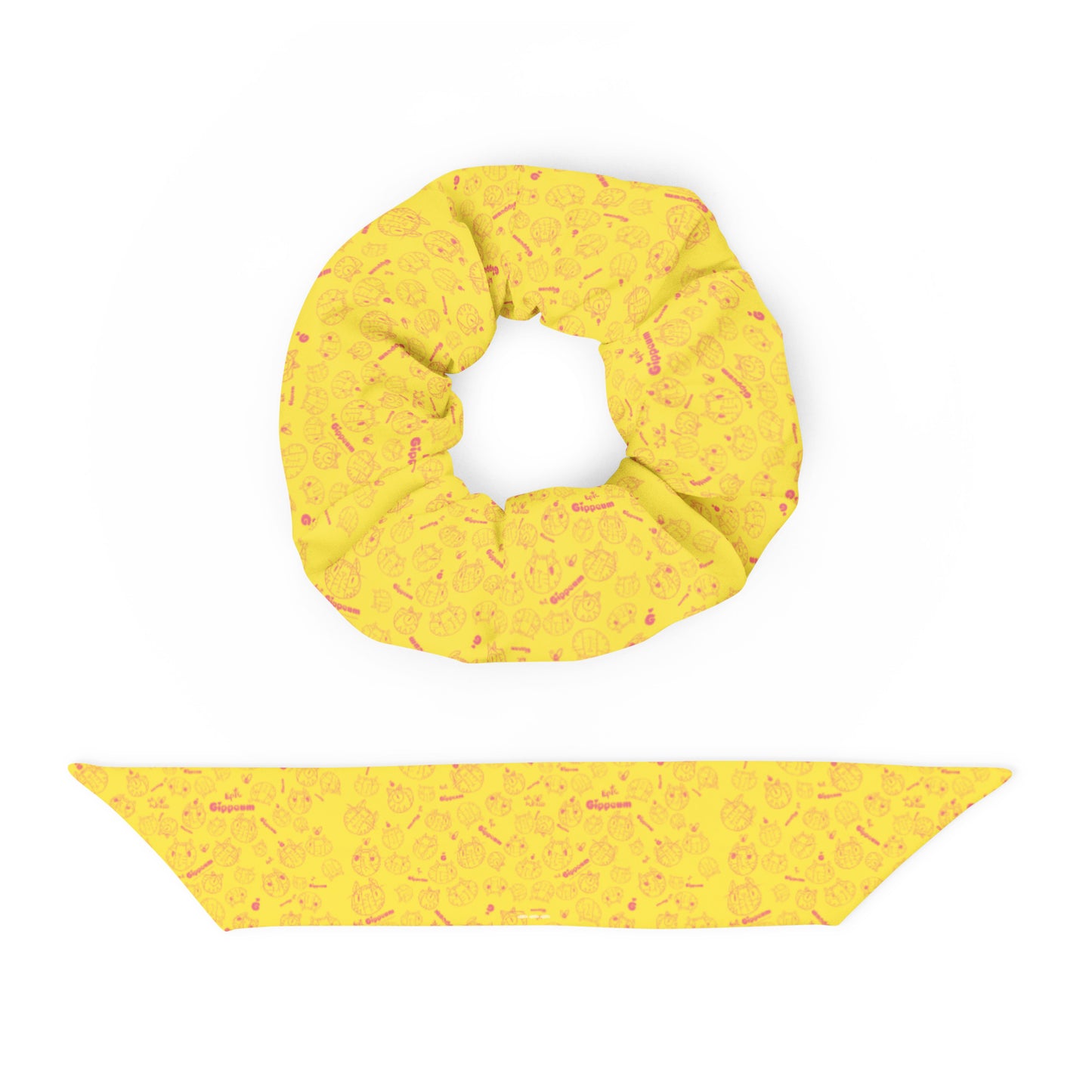 Gippeum-Pattern-Paris Daisy_Scrunchie