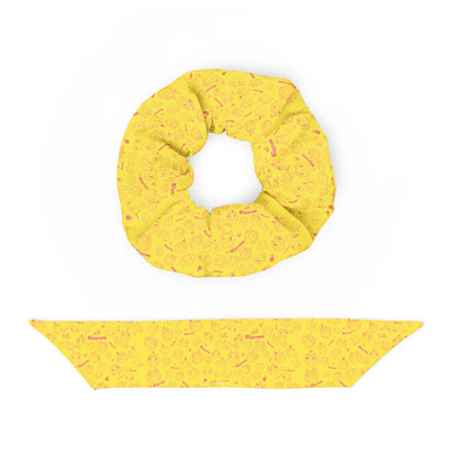 Gippeum-Pattern-Paris Daisy_Scrunchie