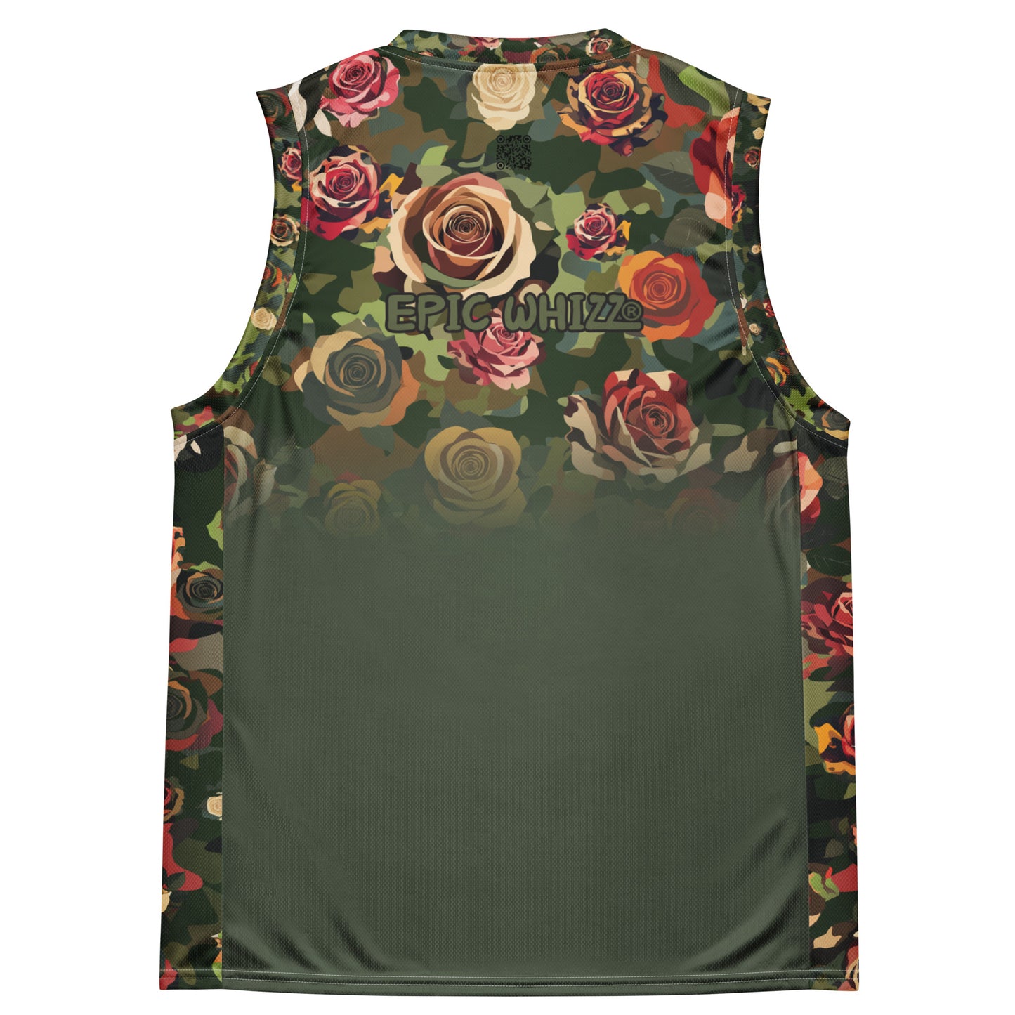 Epic Rose Camouflage_Unisex Basketball Jersey