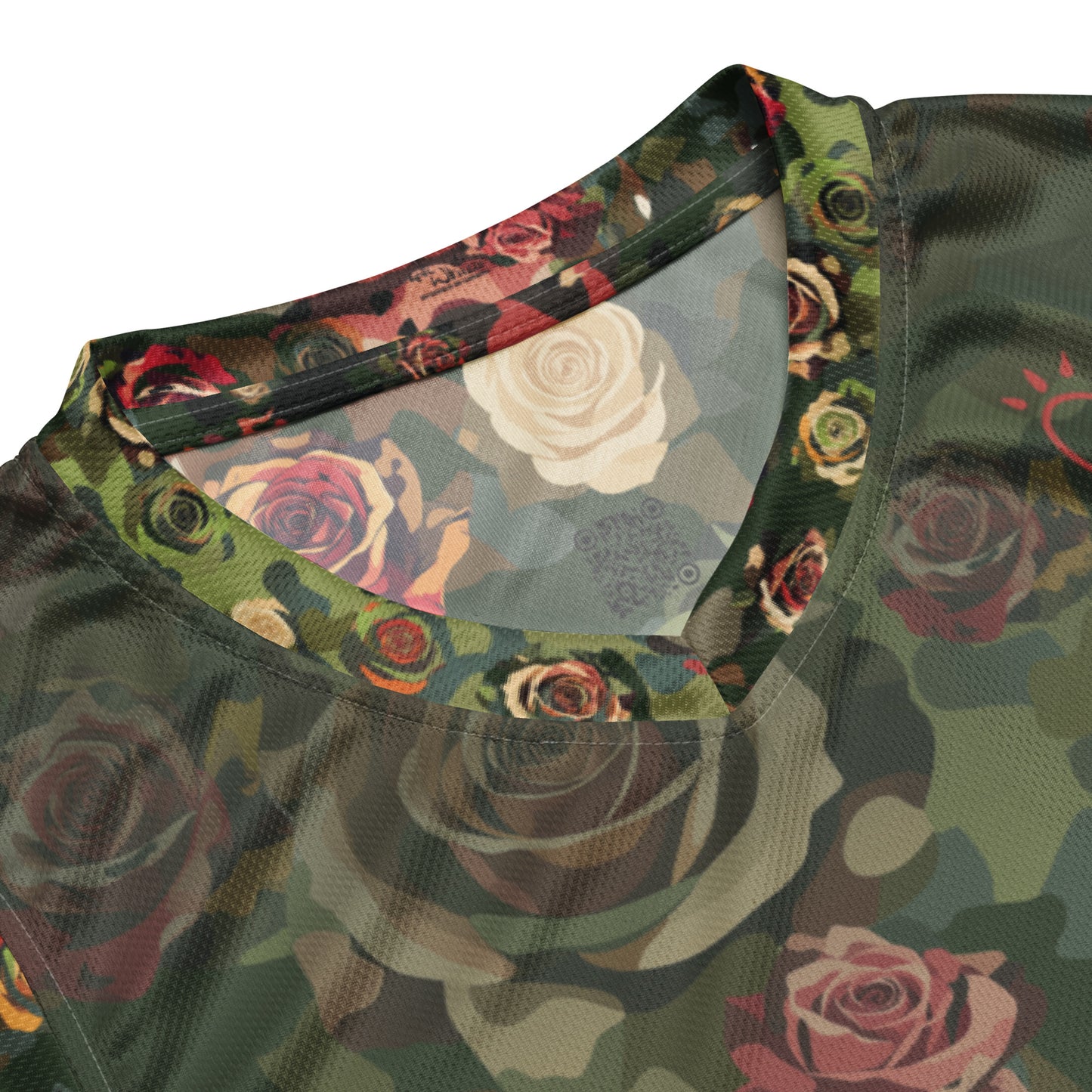 Epic Rose Camouflage_Unisex Basketball Jersey