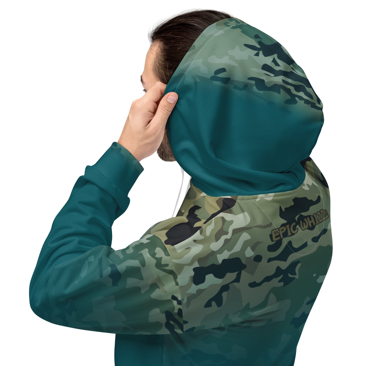 Epic Sherpa Blue Camouflage_Unisex Hoodie