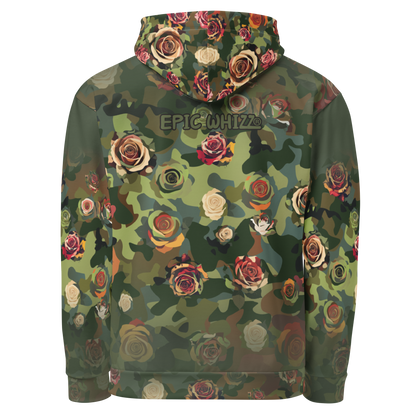 Epic Rose Camouflage_Unisex Hoodie
