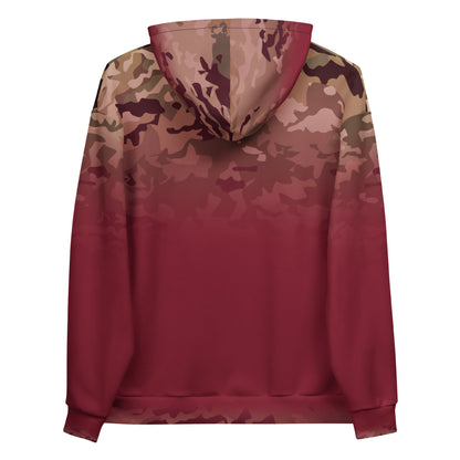 Epic Burgundy Camouflage_Unisex Hoodie