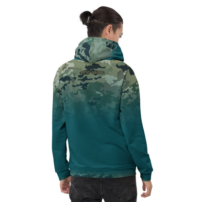 Epic Sherpa Blue Camouflage_Unisex Hoodie
