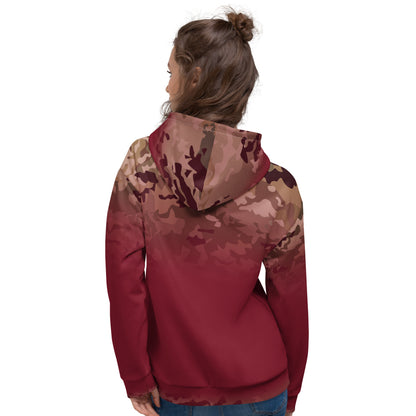 Epic Burgundy Camouflage_Unisex Hoodie