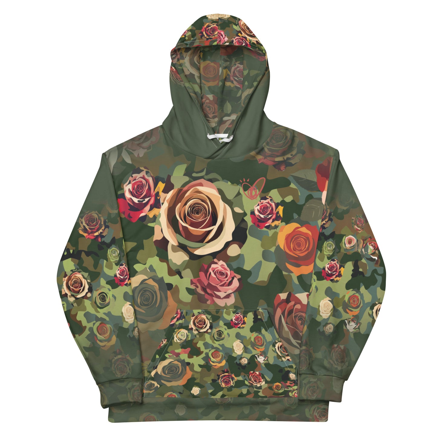 Epic Rose Camouflage_Unisex Hoodie