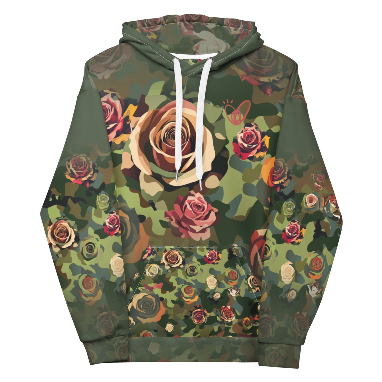 Epic Rose Camouflage_Unisex Hoodie