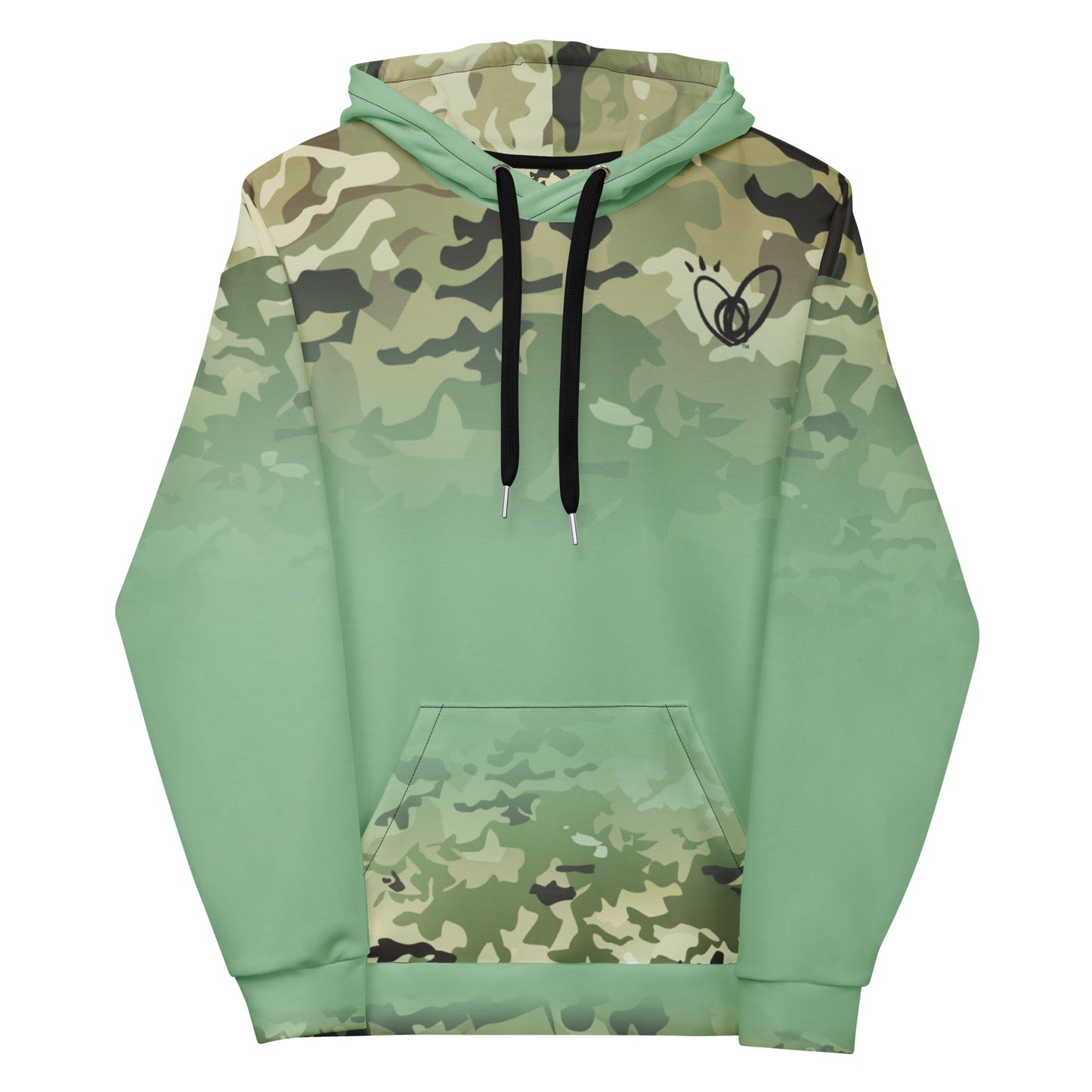 Epic Dark Sea Green Camouflage_Unisex Hoodie
