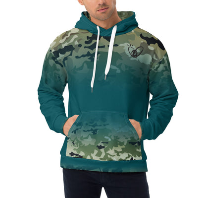 Epic Sherpa Blue Camouflage_Unisex Hoodie