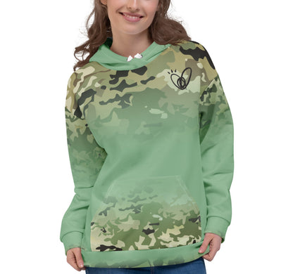 Epic Dark Sea Green Camouflage_Unisex Hoodie