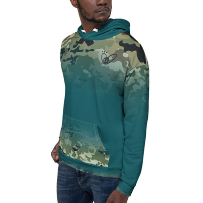 Epic Sherpa Blue Camouflage_Unisex Hoodie