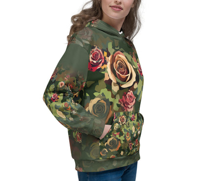 Epic Rose Camouflage_Unisex Hoodie