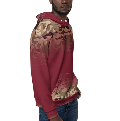 Epic Burgundy Camouflage_Unisex Hoodie