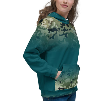 Epic Sherpa Blue Camouflage_Unisex Hoodie