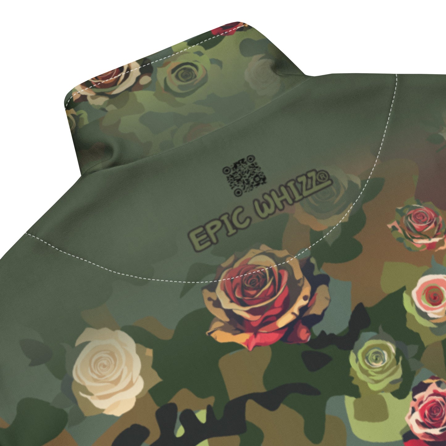 Epic Rose Camouflage_Unisex Track Jacket