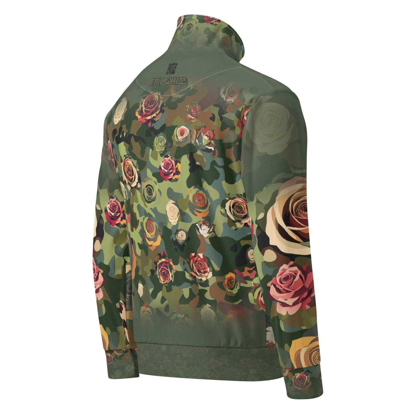 Epic Rose Camouflage_Unisex Track Jacket