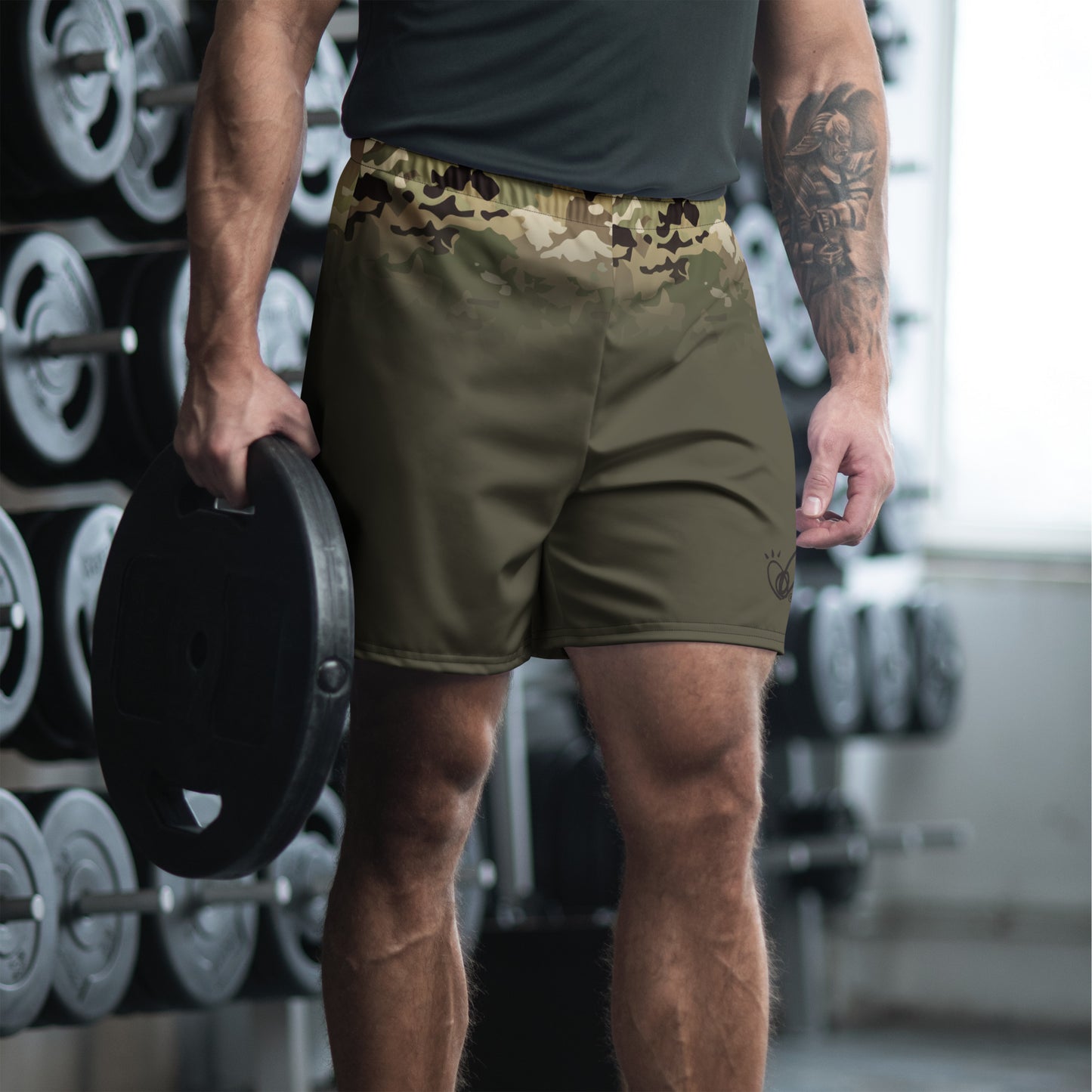 Epic Whizz® Camouflage-1_Unisex Athletic Long Shorts