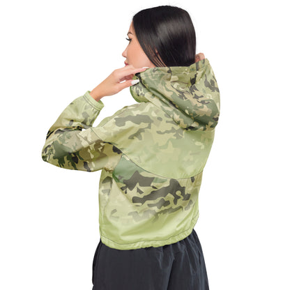 Epic Snow Flurry Camouflage_Women’s Cropped Windbreaker
