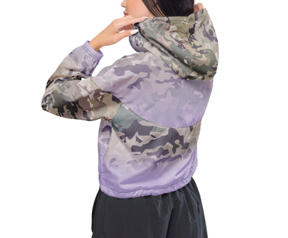 Epic Fog Camouflage_Women’s Cropped Windbreaker