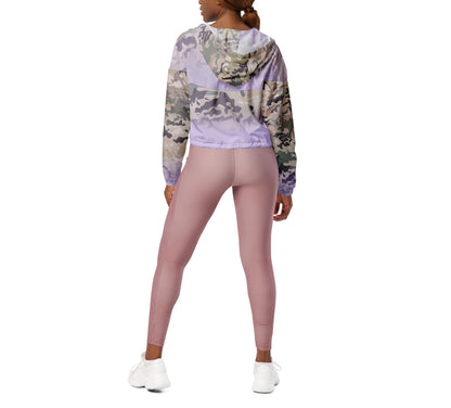 Epic Fog Camouflage_Women’s Cropped Windbreaker