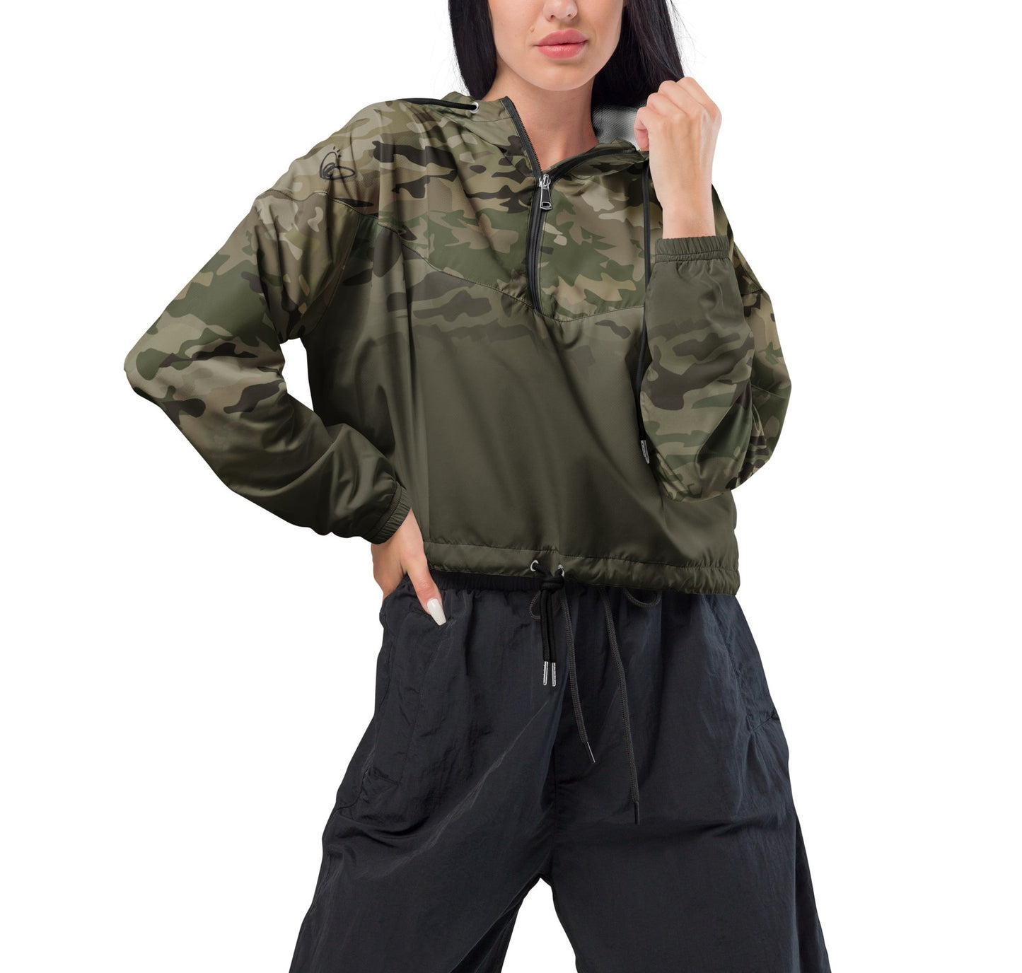 Epic Whizz® Camouflage-1_Women’s Cropped Windbreaker