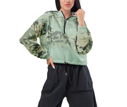 Epic Edgewater Camouflage_Women’s Cropped Windbreaker